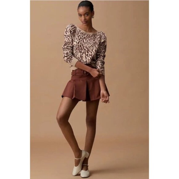 NWT Anthropologie MAEVE Puff-Sleeve Pullover Sweater - Picture 4 of 12